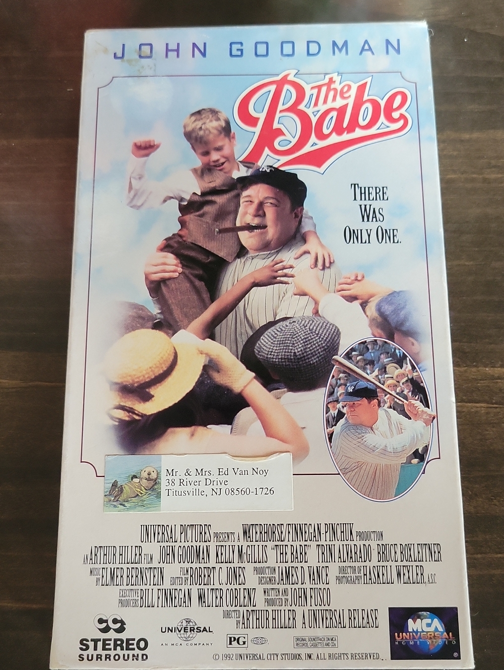 The Babe VHS Movie- White/Blue